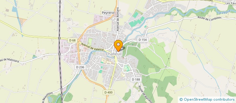 localisation de l'entreprise MADAME MONIQUE FERRIER à CHABEUIL