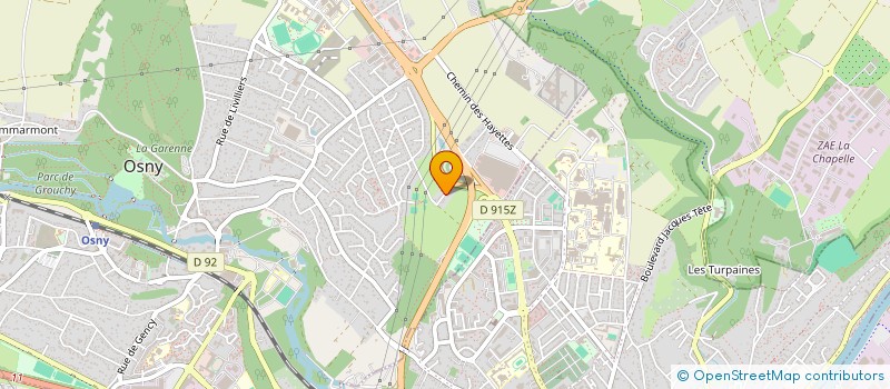 localisation de l'entreprise MADAME MONIQUE FERRON  OSNY