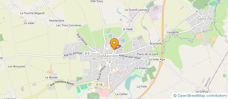 localisation de l'entreprise MADAME MONIQUE FICHET à MAURON