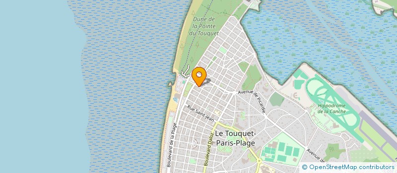 localisation de l'entreprise MADAME MONIQUE FIEVET à LE TOUQUET-PARIS-PLAGE
