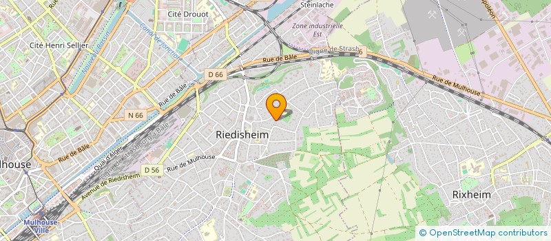 localisation de l'entreprise MADAME MONIQUE FISCHESSER  RIEDISHEIM