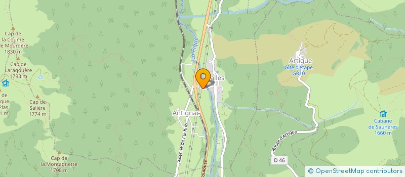 localisation de l'entreprise MADAME MONIQUE FISTAROL  SALLES-ET-PRATVIEL