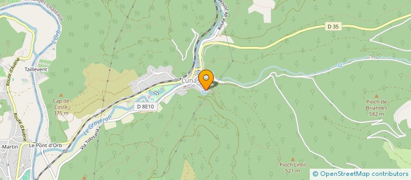 localisation de l'entreprise MADAME MONIQUE FORESTIER à LUNAS