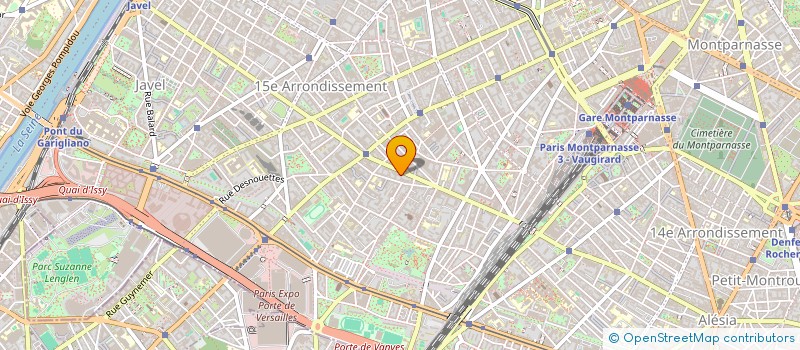 localisation de l'entreprise MADAME MONIQUE FORESTIER  PARIS