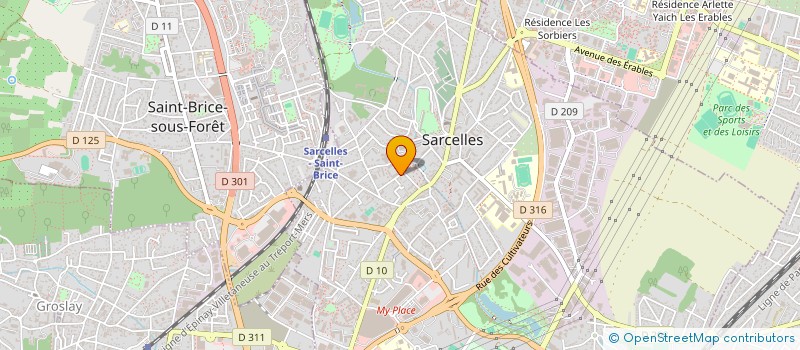 localisation de l'entreprise MADAME MONIQUE FOTO à SARCELLES