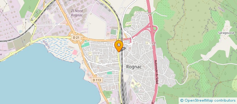 localisation de l'entreprise MADAME MONIQUE FOUCHER  ROGNAC