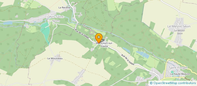 localisation de l'entreprise MADAME MONIQUE FOURCHON  DAMPIERRE-EN-YVELINES