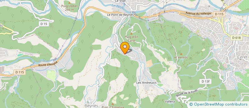 localisation de l'entreprise MADAME MONIQUE FRADIER  REYNES