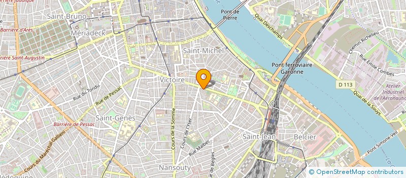 localisation de l'entreprise MADAME MONIQUE FRANCOIS à BORDEAUX