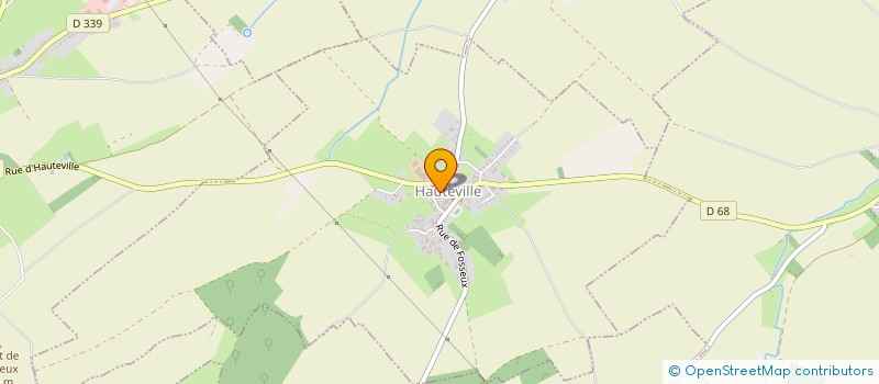 localisation de l'entreprise MADAME MONIQUE FRANCOIS  HAUTEVILLE