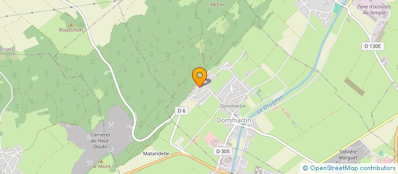 localisation de l'entreprise MADAME MONIQUE FRANCONNET à DOMMARTIN