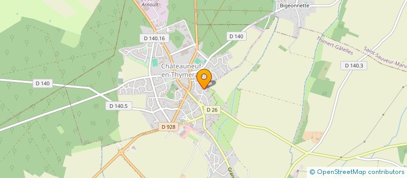 localisation de l'entreprise MADAME MONIQUE FRELAND à CHATEAUNEUF-EN-THYMERAIS