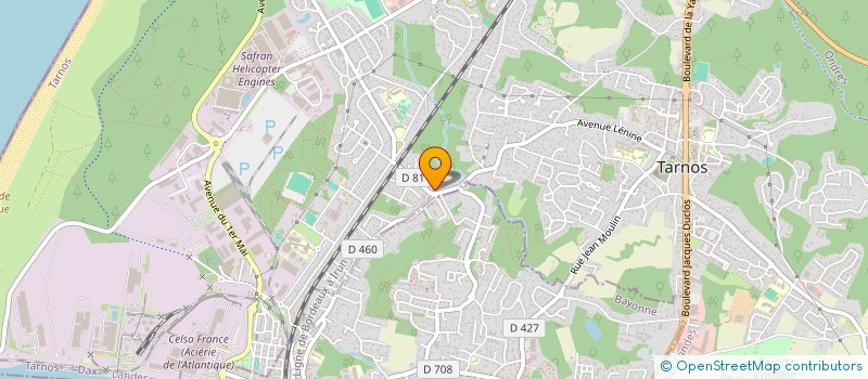 localisation de l'entreprise MADAME MONIQUE GABARRUS  TARNOS