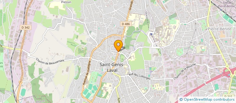 localisation de l'entreprise MADAME MONIQUE GABRIELLE CONSTANTIN à SAINT-GENIS-LAVAL