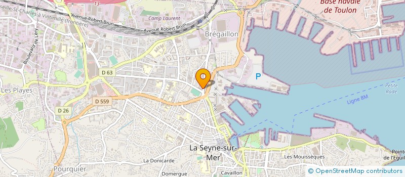 localisation de l'entreprise MADAME MONIQUE GARAUDI à LA SEYNE-SUR-MER