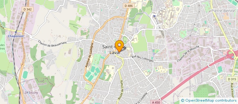 localisation de l'entreprise MADAME MONIQUE GARNIER à SAINT-GENIS-LAVAL