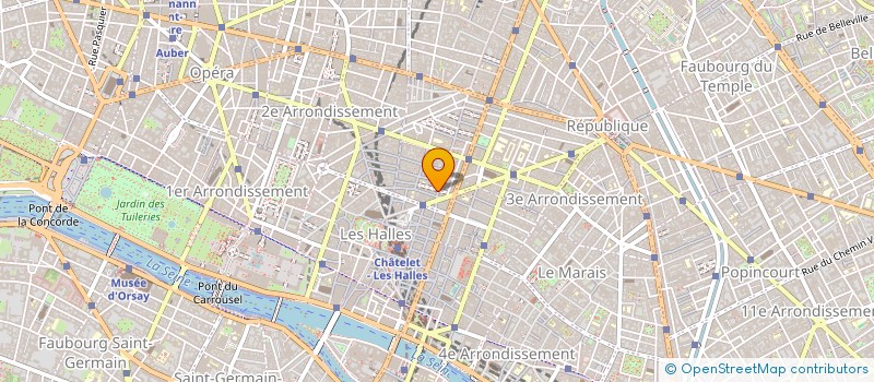localisation de l'entreprise MADAME MONIQUE GARRIC à PARIS