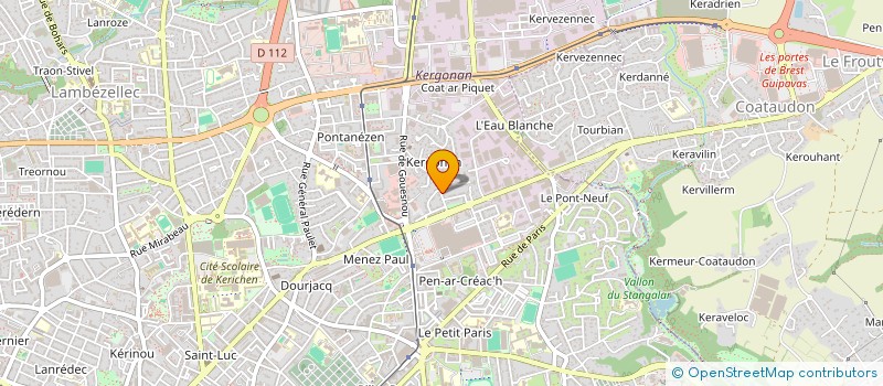 localisation de l'entreprise MADAME MONIQUE GASCHET à BREST