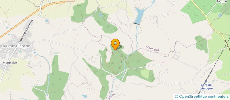 localisation de l'entreprise MADAME MONIQUE GASTALDELLO  SAINT-ANTOINE-DE-FICALBA