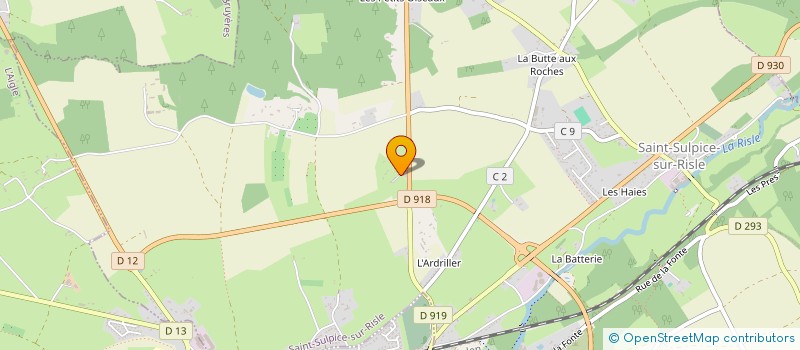 localisation de l'entreprise MADAME MONIQUE GASTINE à SAINT-SULPICE-SUR-RISLE