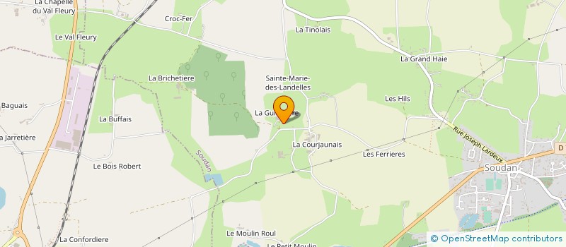 localisation de l'entreprise MADAME MONIQUE GAUCHET à SOUDAN