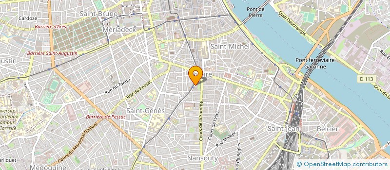 localisation de l'entreprise MADAME MONIQUE GAUDIN à BORDEAUX