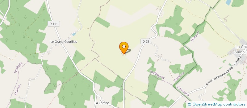 localisation de l'entreprise MADAME MONIQUE GAYOUT à SOUFFRIGNAC