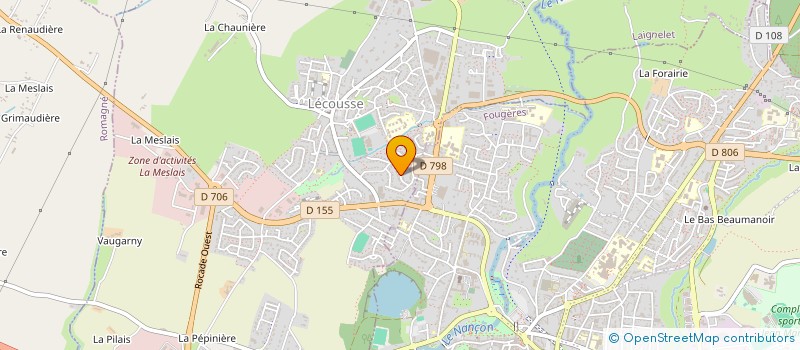 localisation de l'entreprise MADAME MONIQUE GENAIN  LECOUSSE