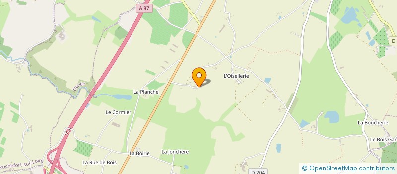 localisation de l'entreprise MADAME MONIQUE GENDRON  MOZE-SUR-LOUET