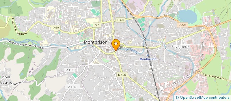 localisation de l'entreprise MADAME MONIQUE GENESTIER  MORNAND-EN-FOREZ