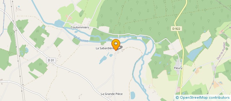 localisation de l'entreprise MADAME MONIQUE GEORGES à DUN-LE-POELIER