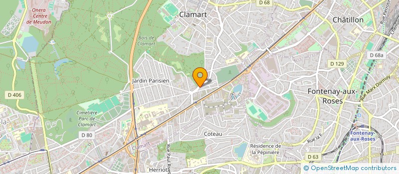 localisation de l'entreprise MADAME MONIQUE GESBERT à CLAMART