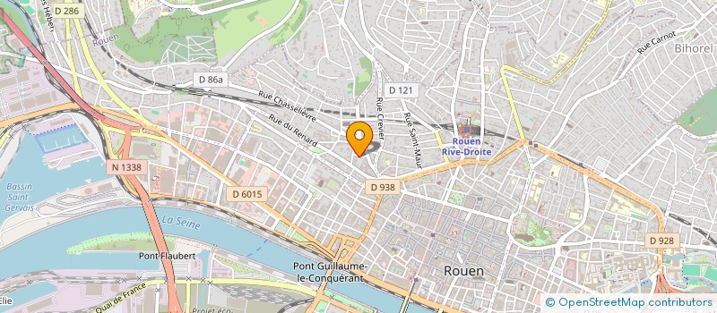 localisation de l'entreprise MADAME MONIQUE GEST  ROUEN