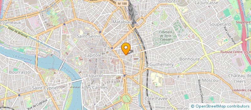 localisation de l'entreprise MADAME MONIQUE GIACOMAZZI à TOULOUSE