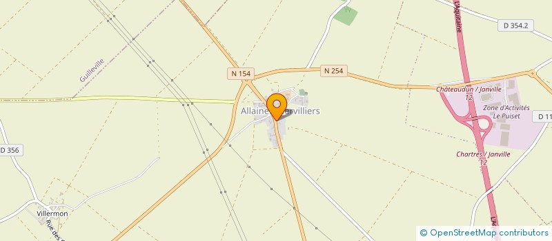localisation de l'entreprise MADAME MONIQUE GIBIER à JANVILLE-EN-BEAUCE