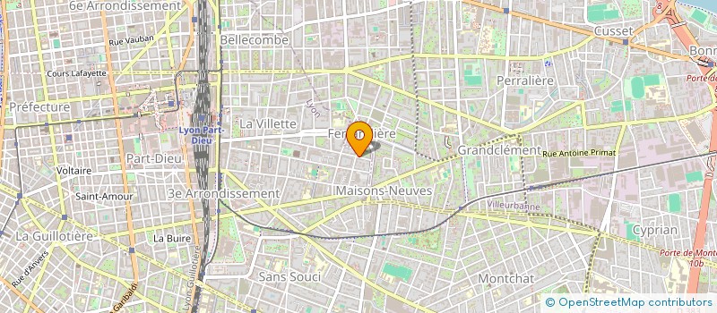 localisation de l'entreprise MADAME MONIQUE GIGAN à LYON