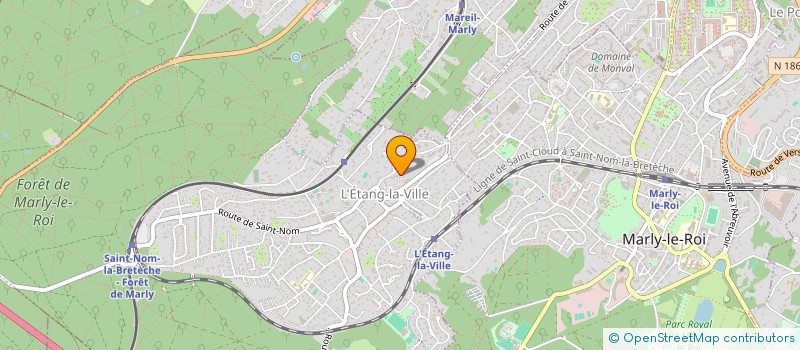 localisation de l'entreprise MADAME MONIQUE GILLARD  L'ETANG-LA-VILLE