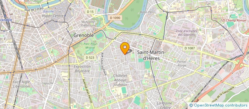localisation de l'entreprise MADAME MONIQUE GILLES à GRENOBLE