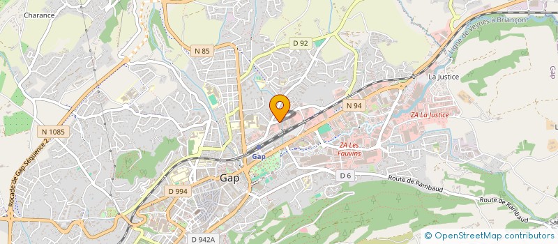 localisation de l'entreprise MADAME MONIQUE GINAC  GAP