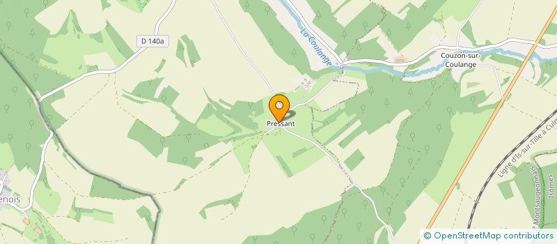 localisation de l'entreprise MADAME MONIQUE GIRARDOT à VILLEGUSIEN-LE-LAC