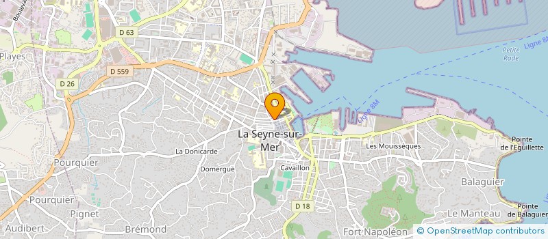 localisation de l'entreprise MADAME MONIQUE GIRAUDO à LA SEYNE-SUR-MER