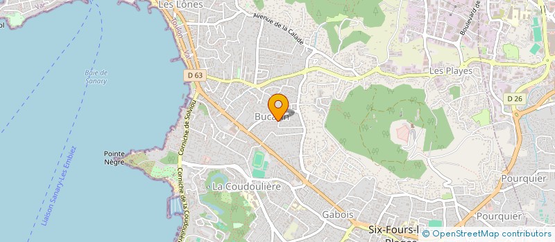 localisation de l'entreprise MADAME MONIQUE GIUGNI à SIX-FOURS-LES-PLAGES