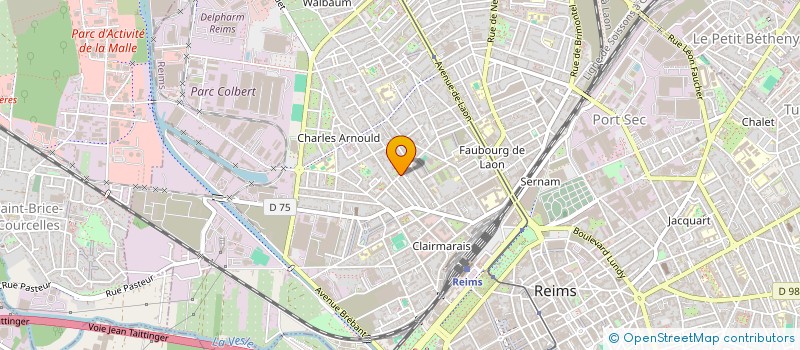 localisation de l'entreprise MADAME MONIQUE GOBERT à REIMS