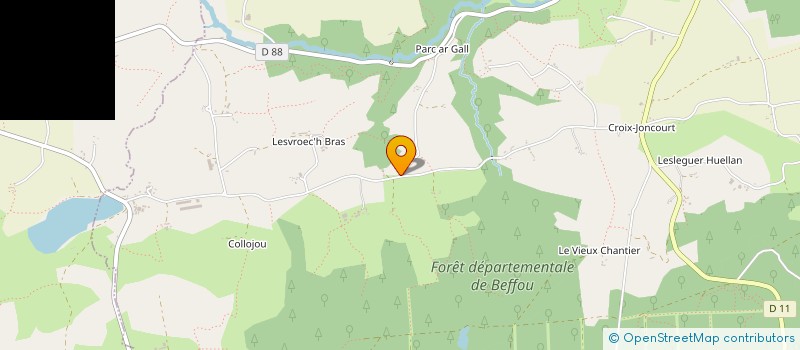 localisation de l'entreprise MADAME MONIQUE GOFFIC à LOGUIVY-PLOUGRAS