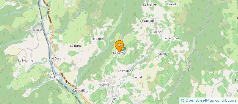 localisation de l'entreprise MADAME MONIQUE GOUBIER à SAINT-VERAND