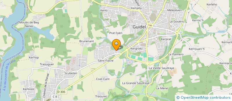 localisation de l'entreprise MADAME MONIQUE GOULIAN à GUIDEL