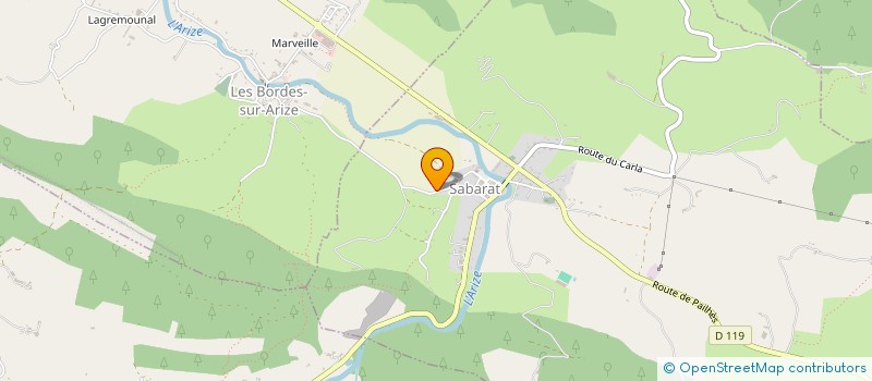 localisation de l'entreprise MADAME MONIQUE GOURLOT à DAUMAZAN-SUR-ARIZE