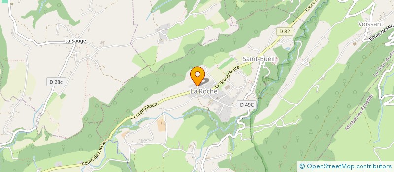 localisation de l'entreprise MADAME MONIQUE GOY  MERLAS