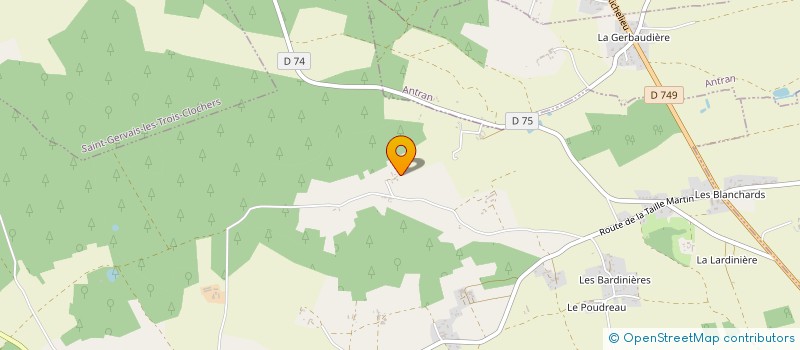 localisation de l'entreprise MADAME MONIQUE GRANDIN  THURE