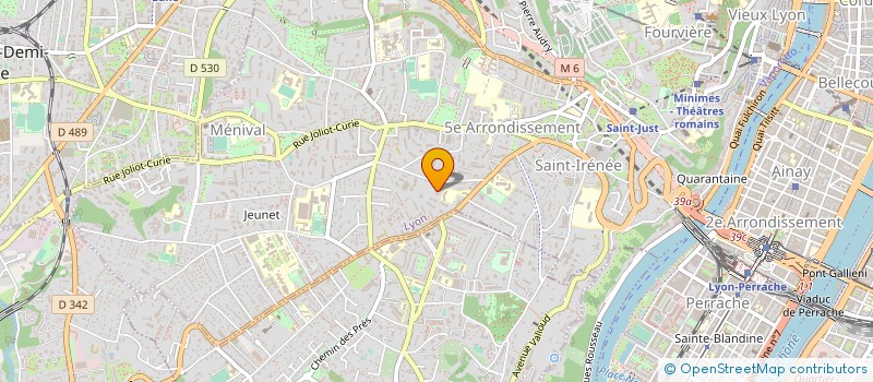 localisation de l'entreprise MADAME MONIQUE GRANGER à LYON